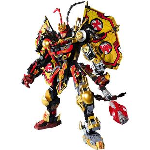 黑悟空机甲益智拼装积木儿童玩具8-12岁男孩生日礼物模型国风神话