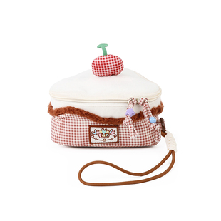 VANWALK happy band品牌樱桃蛋糕化妆包女生便携化妆品相机收纳包