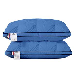 五星级酒店羽绒枕头白鹅绒丝枕芯单人护颈椎助睡眠家用一对送枕套