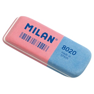 西班牙milan米兰橡皮擦可爱网红学习用品超干净无痕进口橡皮檫平行四边形安全员施工橡皮