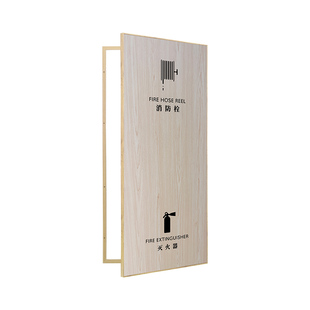 定做木色纹理木纹路消火栓遮挡装饰画配电箱大尺寸可开门遮盖挂画