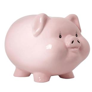 小猪存钱罐陶瓷储蓄罐只进不出新款可爱女生男生儿童大人用大容量