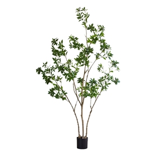 掬涵仿真马醉木盆栽仿真绿植造景高端轻奢客厅装饰大型假树仿真树