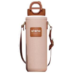 恩尼诺儿童保温杯600ml带杯套316不锈钢吸管杯直饮杯男孩女孩水杯