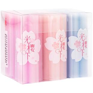 得力橡皮擦无屑小学生专用樱花橡皮儿童创意卡通可爱橡皮檫不留痕