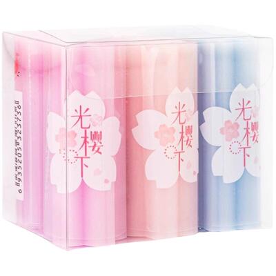 得力橡皮擦无屑小学生樱花不留痕