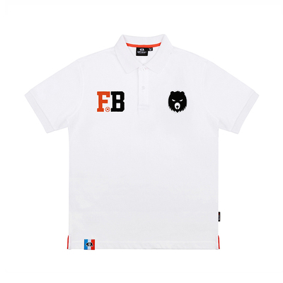 mcrew熊头刺绣休闲纯棉polo衫