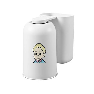 磁吸式牙刷置物架304不锈钢漱口杯壁挂牙刷架刷牙杯一家三口四口