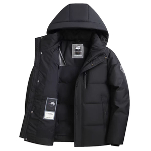 【317g】白鹅绒皮尔卡丹男羽绒服