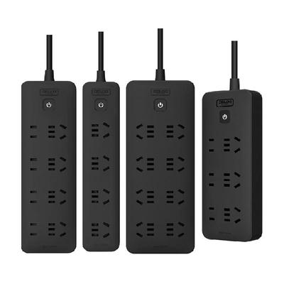 德力西黑色插排多插位家用