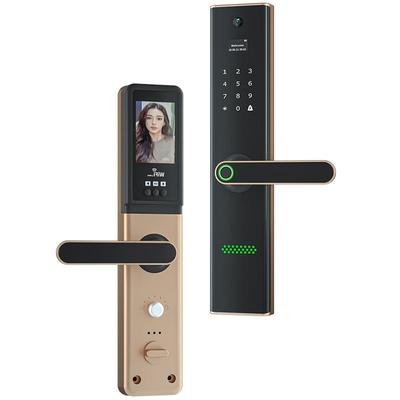 指纹锁家用防盗门密码进户入户