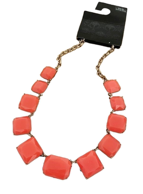 欧美项链合金镶嵌温柔色