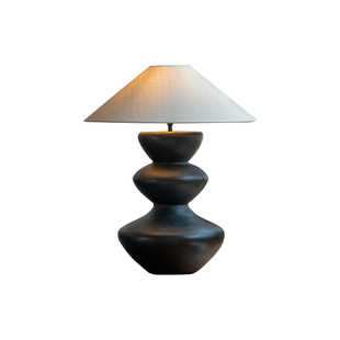 叕木|陶罐台灯\侘寂风客厅装饰卧室床头灯民宿酒店设计师氛围灯