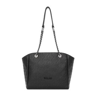 salad Ditto真皮腋下托特包单肩包轻奢时尚老花包通勤大容量女包