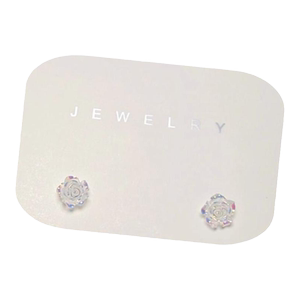 山茶花朵耳钉女小巧精致银针防过敏养耳洞耳饰气质轻奢高级感耳环