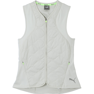 Puma/彪马正品新款女士加绒跑步轻盈运动拉链马甲524603-05