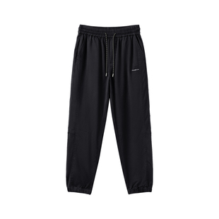 快鱼2025秋新款休闲裤经典复古长裤子简约水洗时尚下裤男士束脚裤