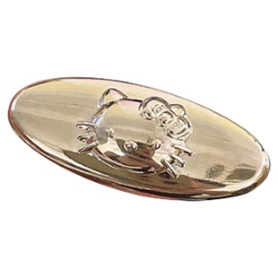 ins甜酷银色hellokitty侧边夹小发夹前额碎发刘海夹bb夹发卡发饰