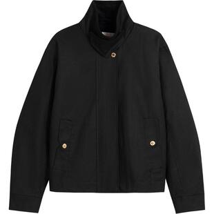 HUNTER2025秋冬女装廓形油蜡布短外套翻领简约款式休闲外套女