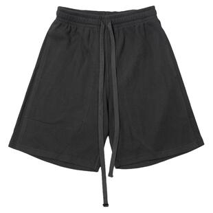 BPCALL华夫格短裤膝上3cm宽松阔腿卫裤ins运动休闲裤简约男女同款