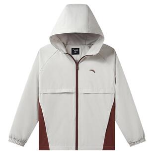 安踏儿童运动外套男童2026春季新款中大童户外防风防泼水连帽上衣