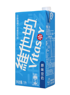 维他奶原味豆奶1L*2盒整箱