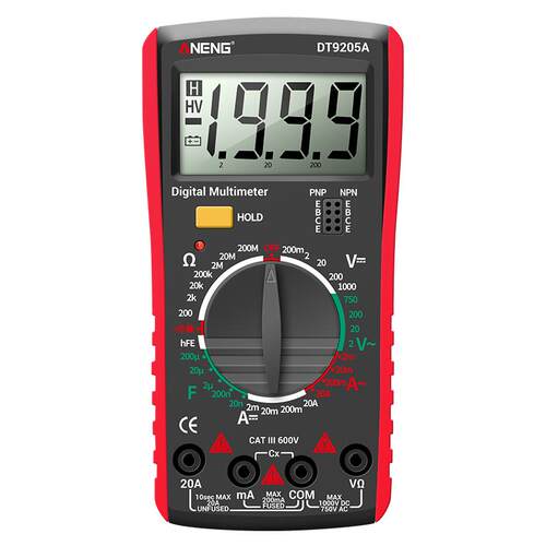 DT9205A高精度数字数显万用表智能防烧多功能万能表自动关机电工