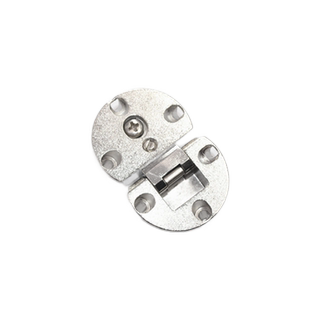 暗装式合金翻板桌合页半圆形可折叠上下翻门90度隐形台面餐桌铰链