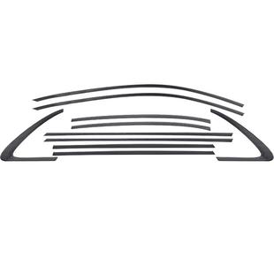 适用奔驰E改装车窗饰条侧裙W213车窗亮条E300L前杠亮条后备箱饰条