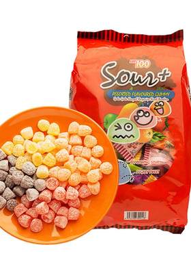 喜糖糖马来西亚酸味600g进口