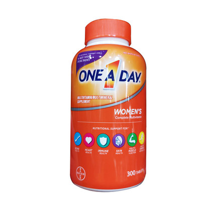 现货新版27.02*美国拜耳Bayer one a day女性维生素矿物质 300粒