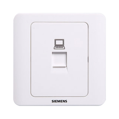 西门子远景雅白系列有线电话插座