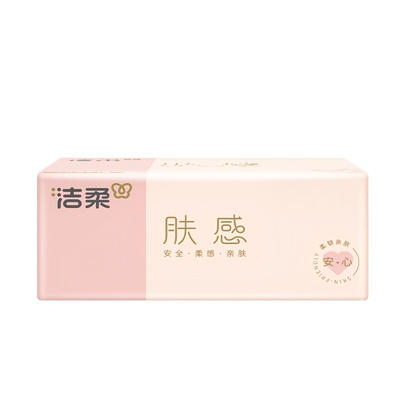 洁柔肤感抽纸3层120抽3包