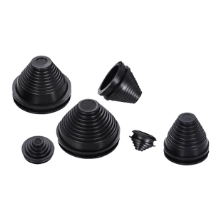 塔形护线圈配电柜锥形螺纹橡胶帽保护套出线过线电缆宝塔型密封圈