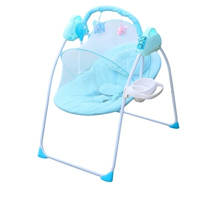 婴儿电动摇椅可折叠自动摇床垫配件通用尺寸0-2岁新生儿安抚躺椅