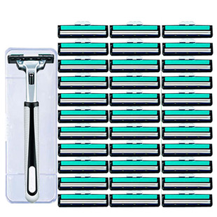 通用双层刀片手动刮胡刀剃须刀老式剃胡子刀男士剃胡刀刮脸刀剃毛