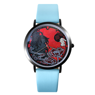 幸运石魔道祖师变色石英表官方正版联名周边魏无羡蓝忘机学生手表