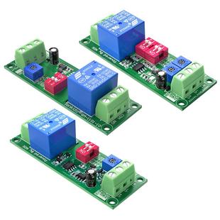 触发断电延时继电器模块控制检测通电延迟断开循环延时12V 5V 24V
