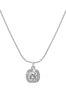 阿吉豆女款项链小巧短精链锁骨链