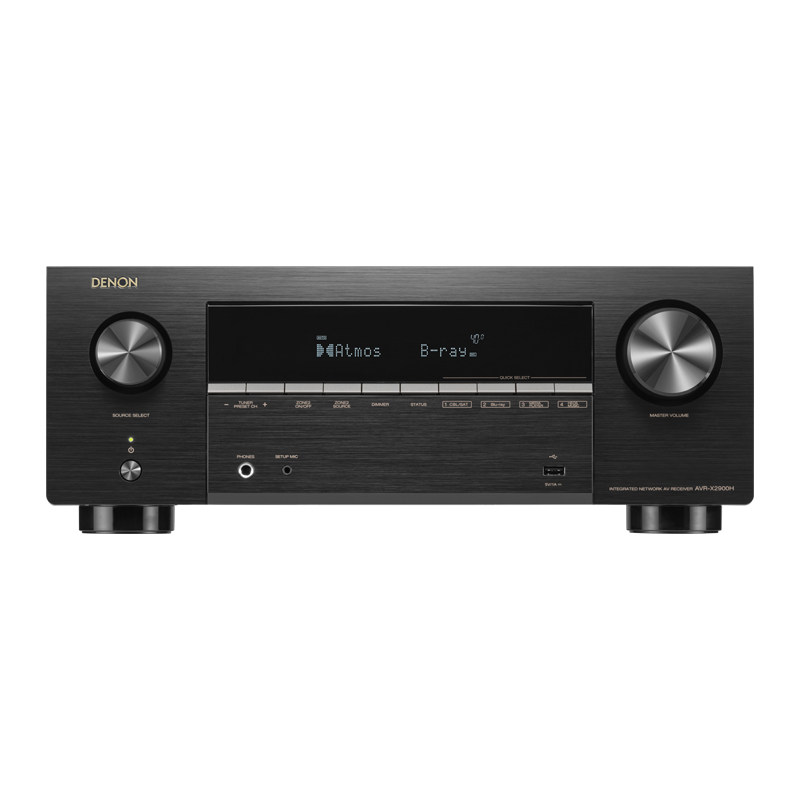 新品】DENON/天龙功放机AVR-X2900H家用功放7.2声道AV功放蓝牙