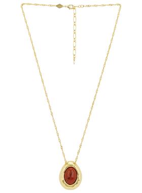 [春季新品]ANNI LU CHERRY 垂褶项链 红色REVOLVE小众新款