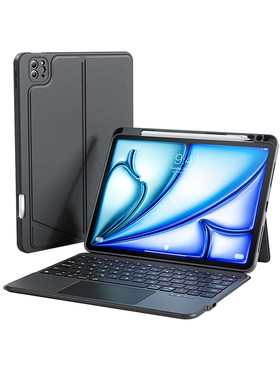 新款iPadAir8妙控键盘air7磁吸分离苹果iPad11键盘保护套蓝牙触控ipad10平板防摔pro12.9带笔槽air65横竖支撑