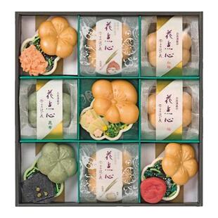 日本直邮 京都特产茶泡饭拌饭料速食汤 红鲑.梅.昆布 清汤 9个/盒