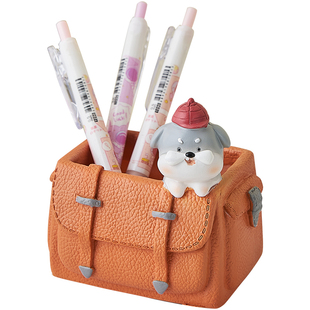 创意可爱笔筒办公室摆件收纳盒学生儿童书桌装饰品送女孩生日礼物