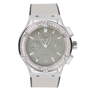 海达豪力女款轻奢小众石英女士镶钻皮带手表潮流送朋友