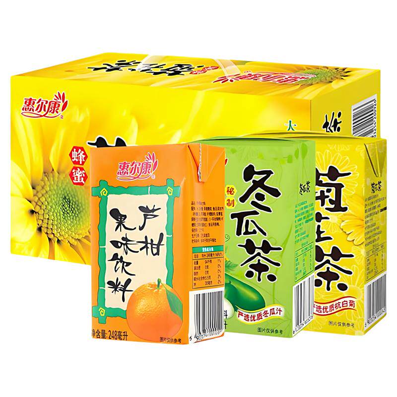 惠尔康菊花茶3味混合24盒整箱