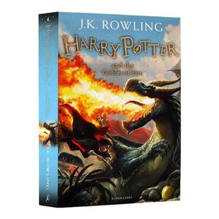 哈利波特与火焰杯英文原版 Harry Potter 英文版 the Goblet of Fire 哈利波特英语原版7册书全套 科幻小说JK Rowling 英国版哈4