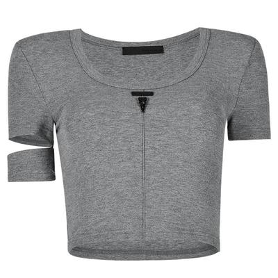 小个子炸街时尚圆领短袖针织