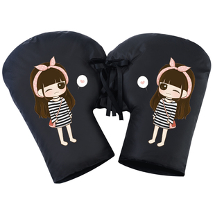 远达电动车手套冬季棉把套电瓶摩托车护手防水保暖防风挡风被配套