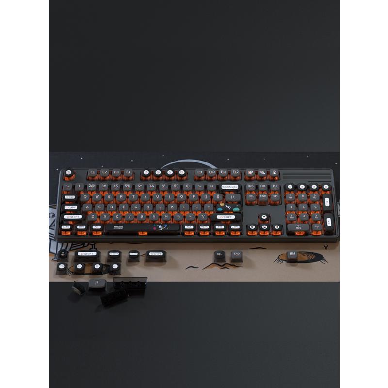 PIIFOX太空透明键帽XDA键帽PBT键帽双皮奶键帽热升华108键ASA键帽